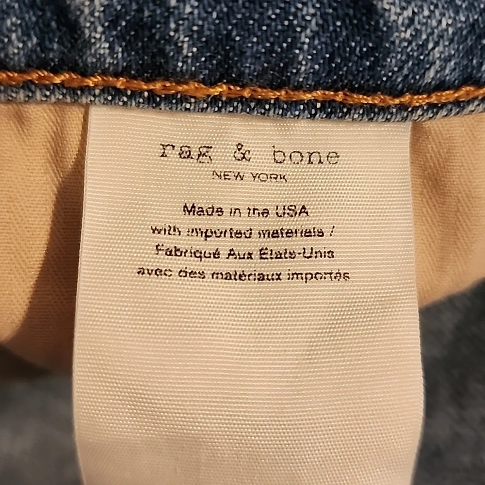 Rag & Bone New York Fit 1 Extra Slim Blue Jeans